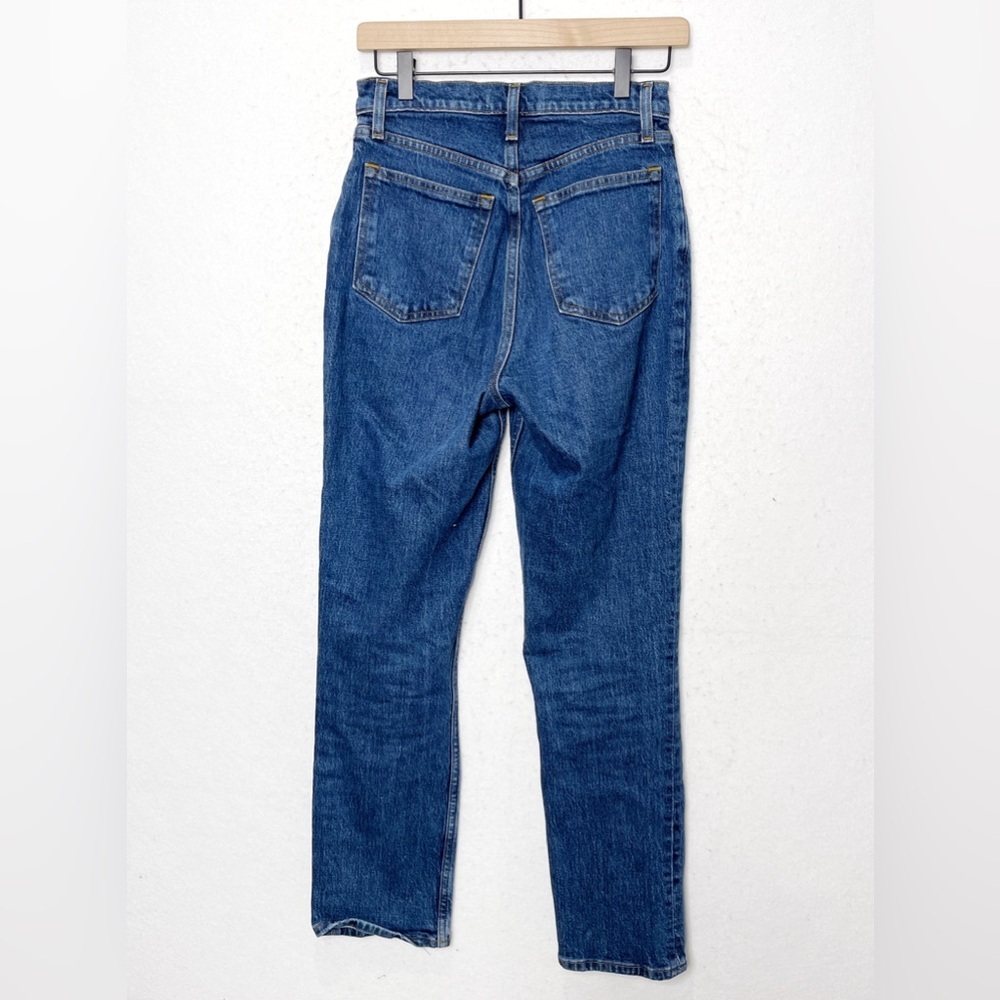 Abercrombie & Fitch 90s Straight Ultra High Rise Jean Medium Wash 26 Curve Love - Picture 4 of 6